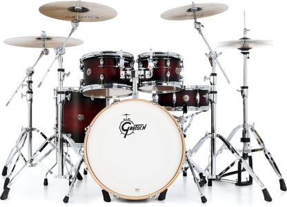 Gretsch Catalina Maple 5-Piece Shell Pack in Satin Deep Cherry Burst