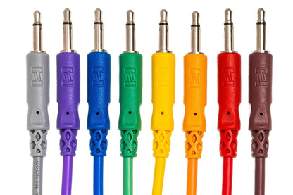 Hosa CMM 815 Unbalanced Patch Cables 6" 8 pack