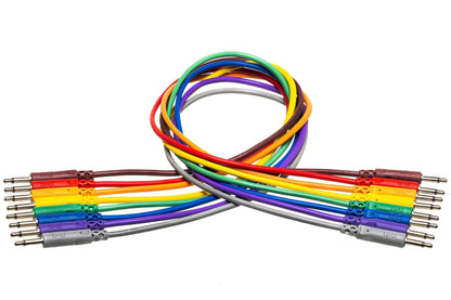Hosa CMM845 Unbalanced Patch Cables 1.5ft  8 Pack