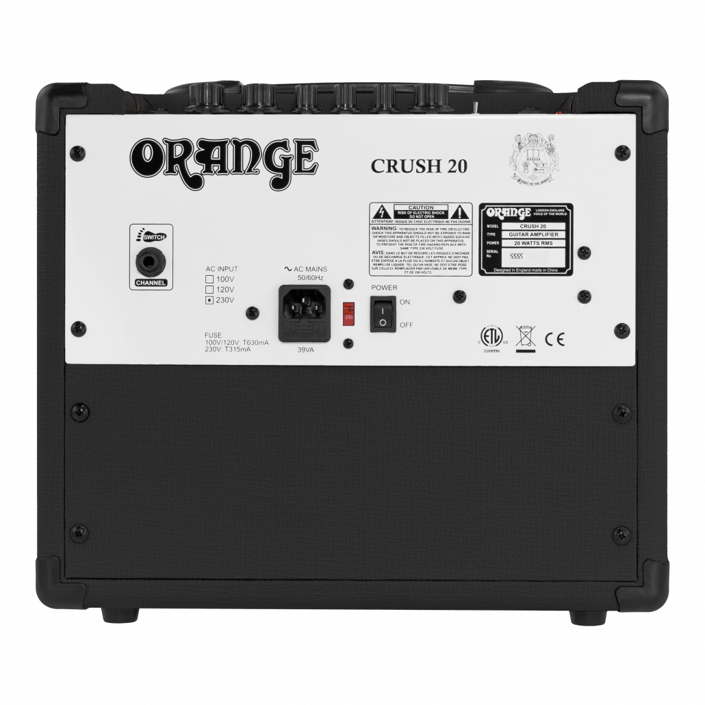 Orange Crush 20 1x8" 20W Combo Amp in Black