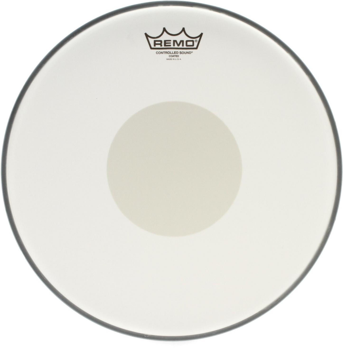 Remo 14" Coated Controlled Sound Batter White Dot On Bottom Drumhead