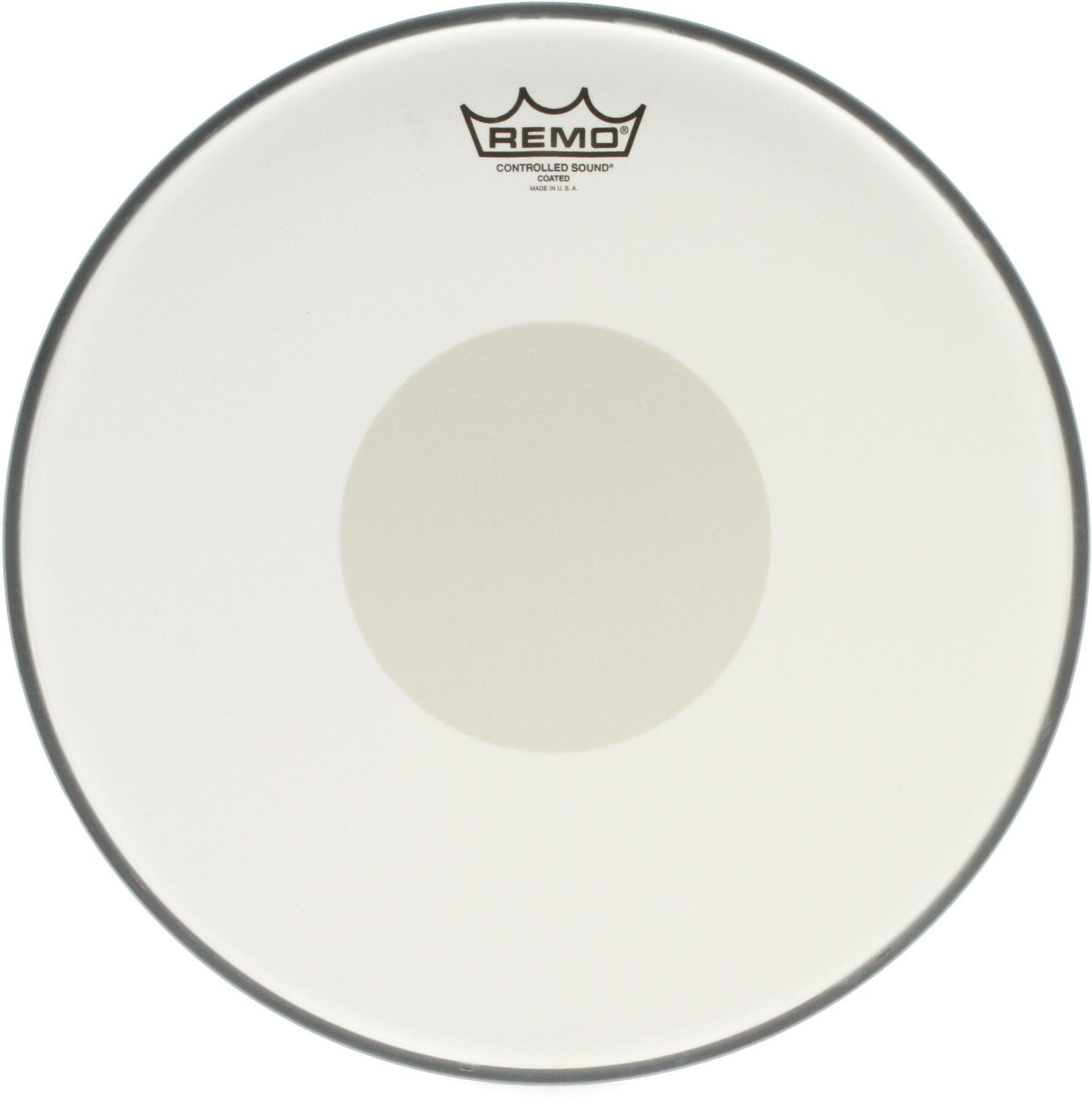 Remo 14" Coated Controlled Sound Batter White Dot On Bottom Drumhead