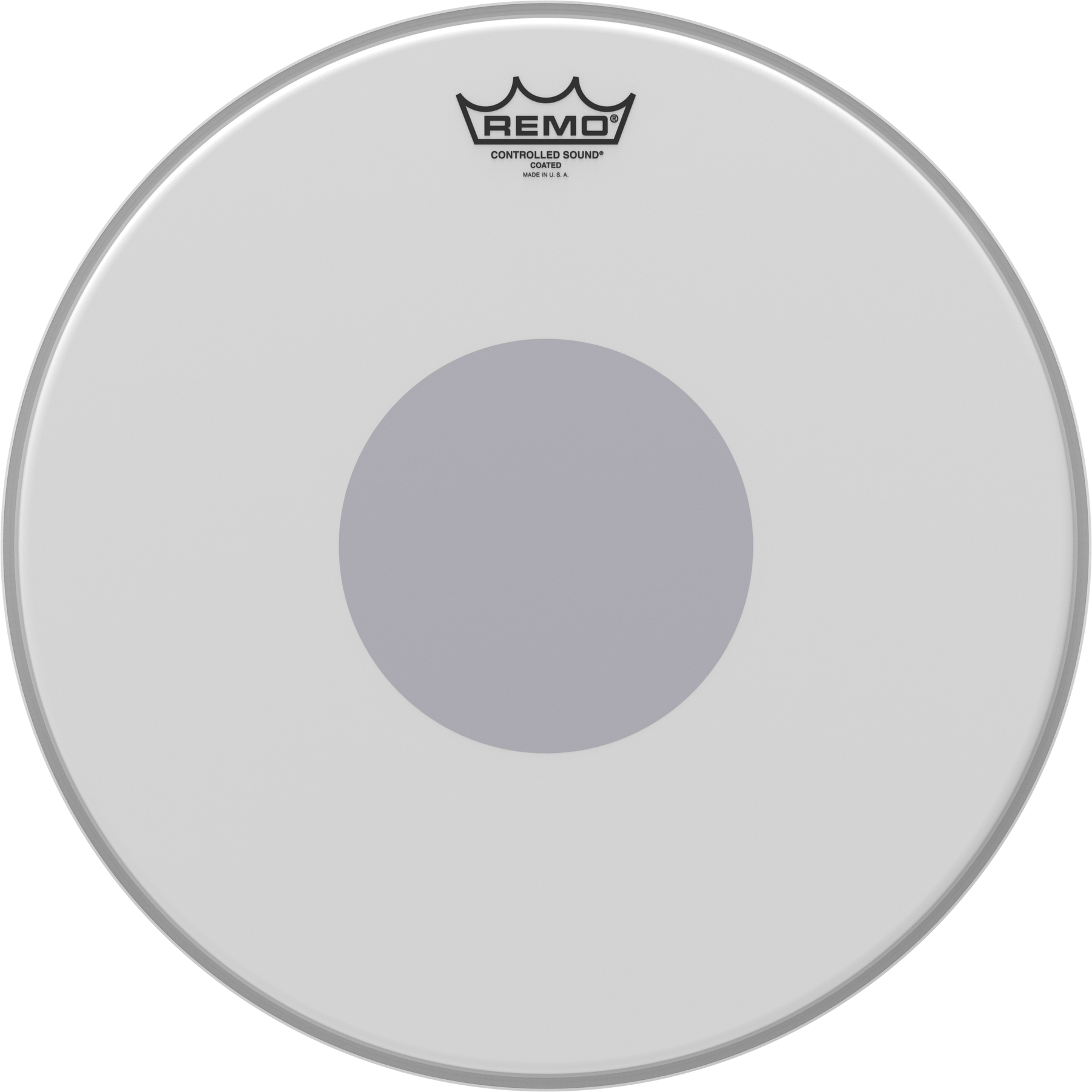 Remo 15" Controlled Sound Coated Batter Bottom Black Dot Drumhead