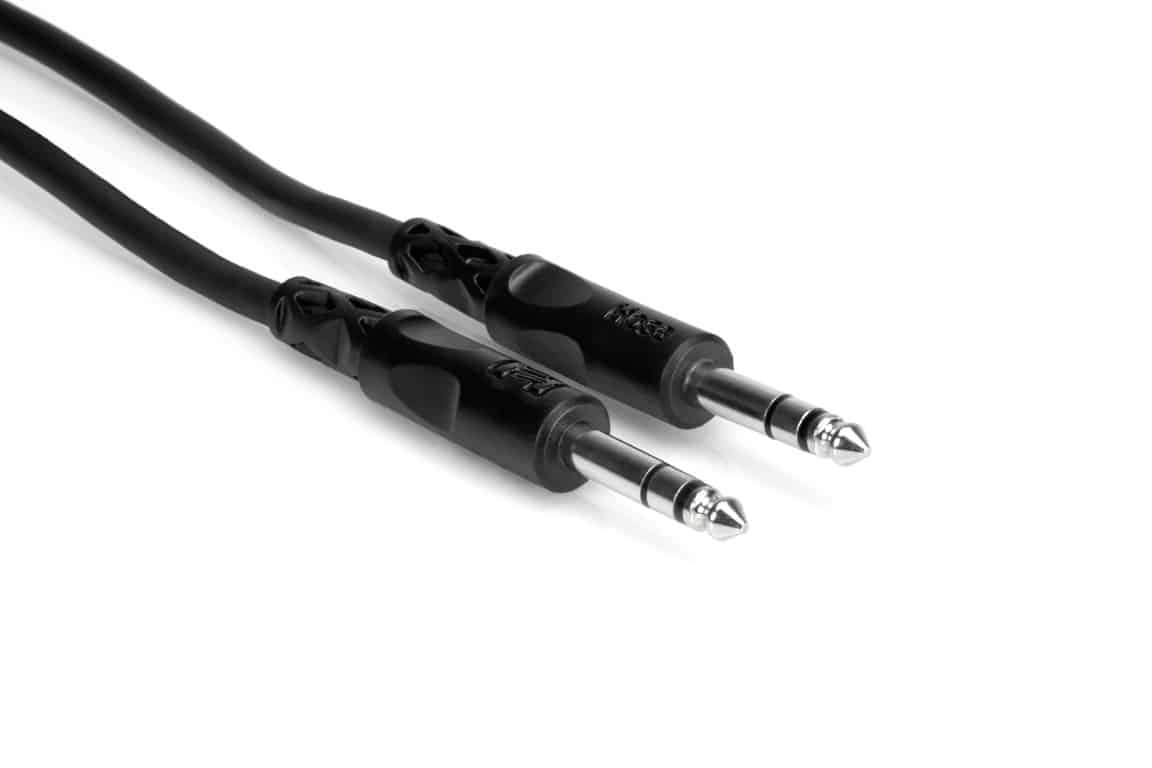 HOSA CSS103 Balanced Interconnect Cable 1/4" TRS to Same 3Ft