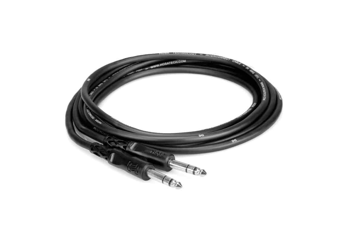 HOSA CSS103 Balanced Interconnect Cable 1/4" TRS to Same 3Ft