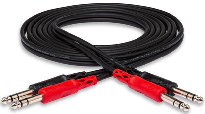 HOSA CSS202 Stereo Interconnect Dual Cable 1/4" TRS to Same