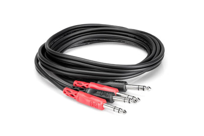 HOSA CSS202 Stereo Interconnect Dual Cable 1/4" TRS to Same