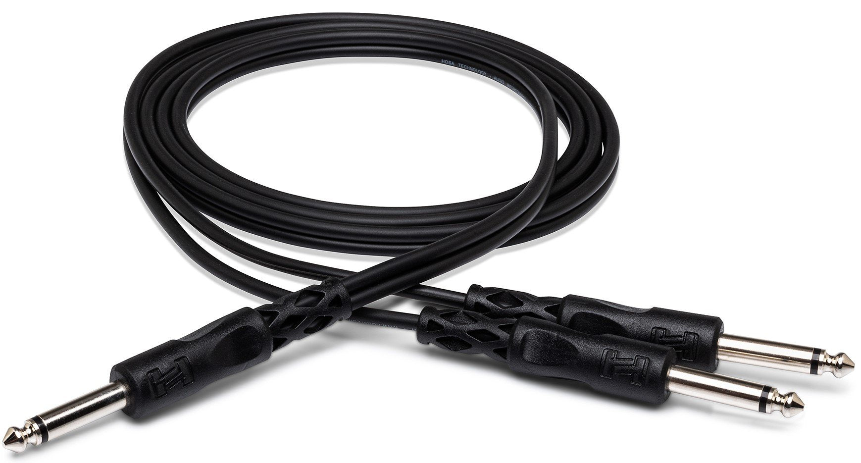 HOSA CYP105 Y Cable 1/4" TS to Dual 1/4" TS