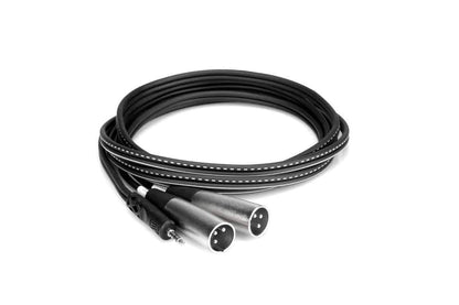 HOSA CYX403M Stereo Breakout 3.5 mm TRS to Dual XLR3M 3M