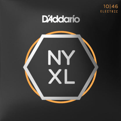 D'Addario NYXL1046 Nickel Wound Electric Guitar Strings Regular Light 10-46 Gauge