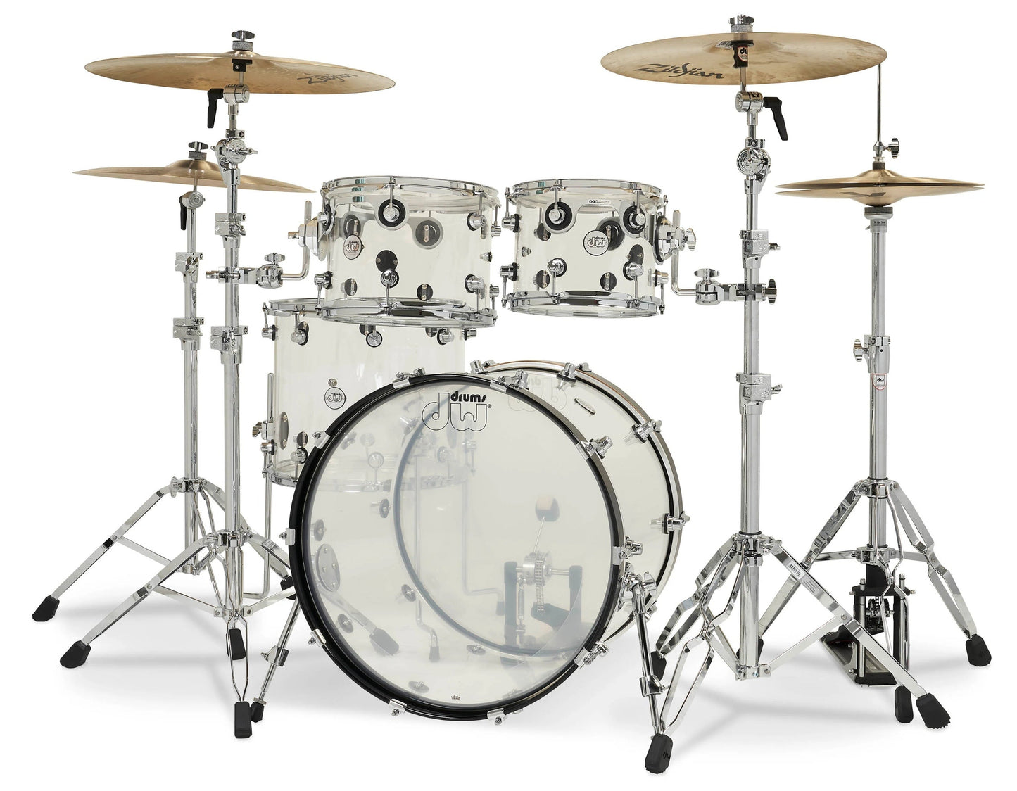DW Design Series 4-Piece Acrylic Kit (10T, 12T, 16FT, 22BD)