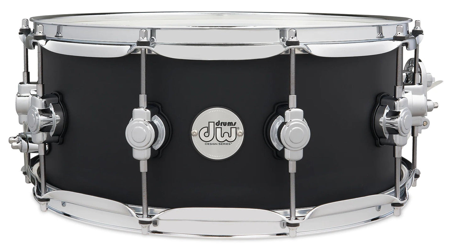 DW Design 5.5" x 14" Black Satin Snare Drum
