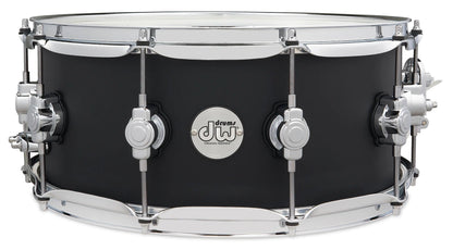 DW Design 5.5" x 14" Black Satin Snare Drum