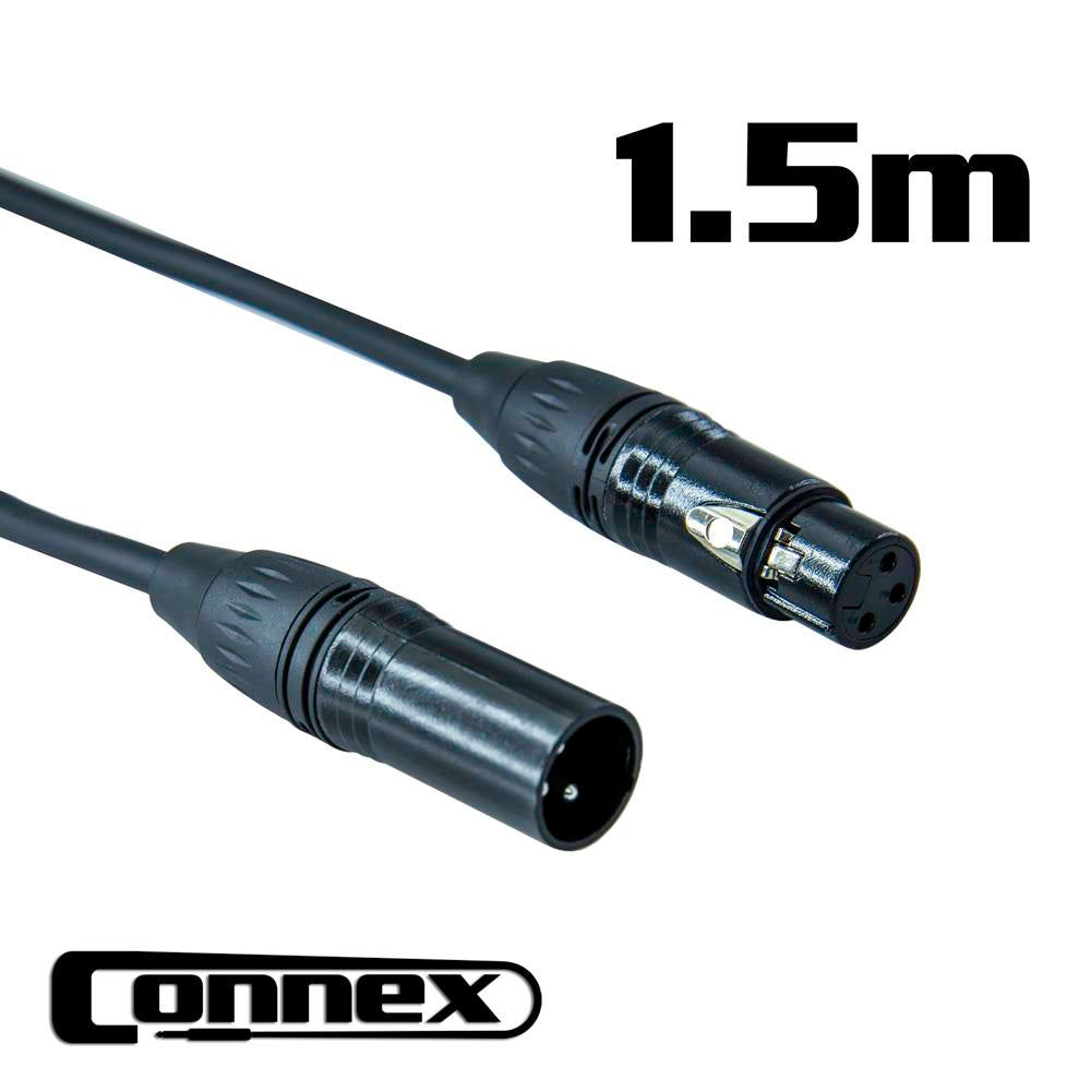 AVE DMX3P 1 DMX Lighting Cable 1.5m