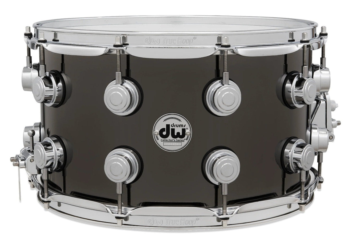 DW Collectors Series 8" x 14" Black Nickel Over Brass Snare Drum