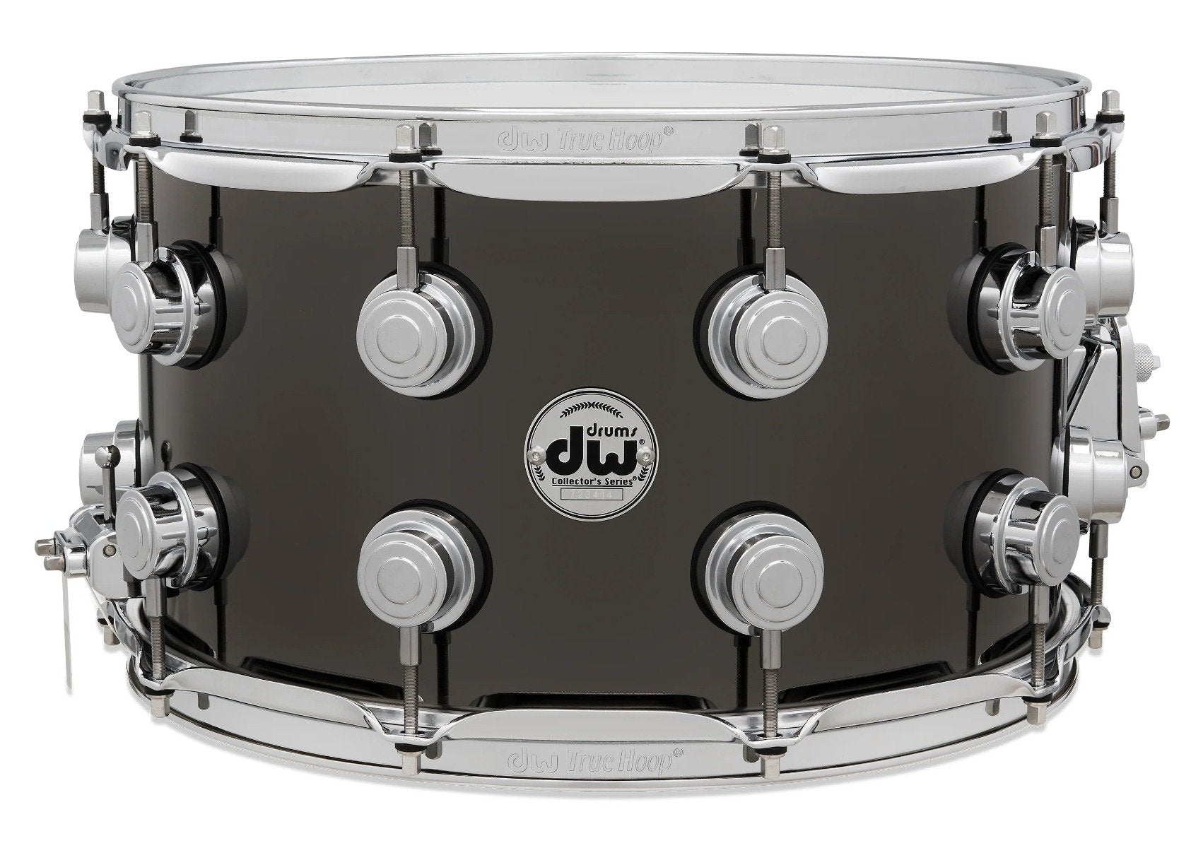 DW Collectors Series 8" x 14" Black Nickel Over Brass Snare Drum