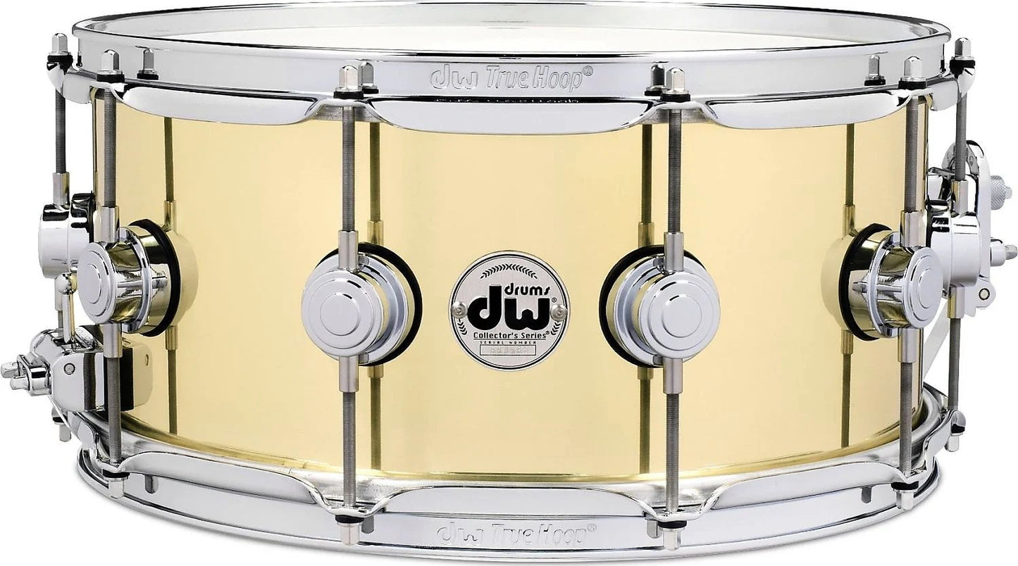 DW Collectors Series 5.5" x 14" Polished Brass Snare Drum