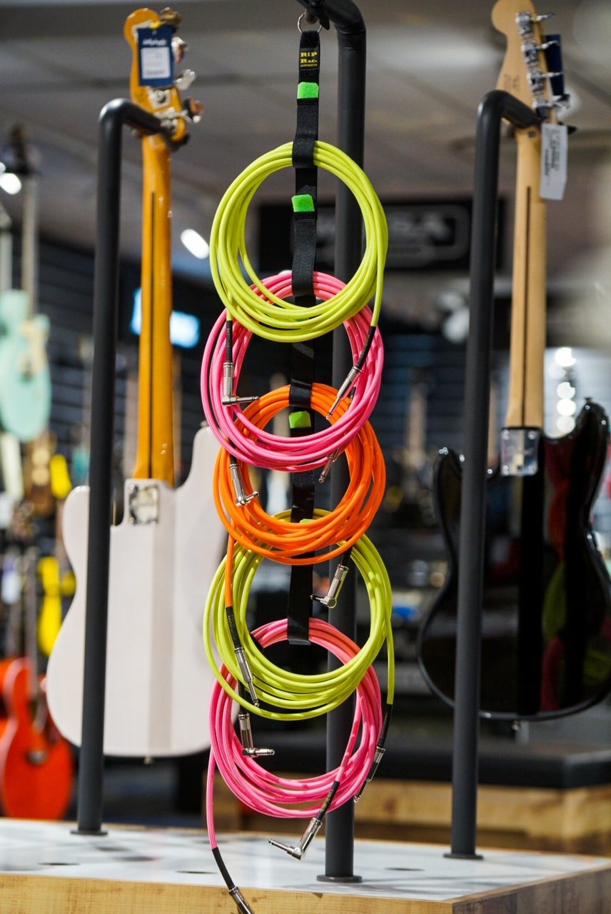 RiP RAC Lead Rack Velcro Cable Storage System GREEN 5 x 175mm TABS