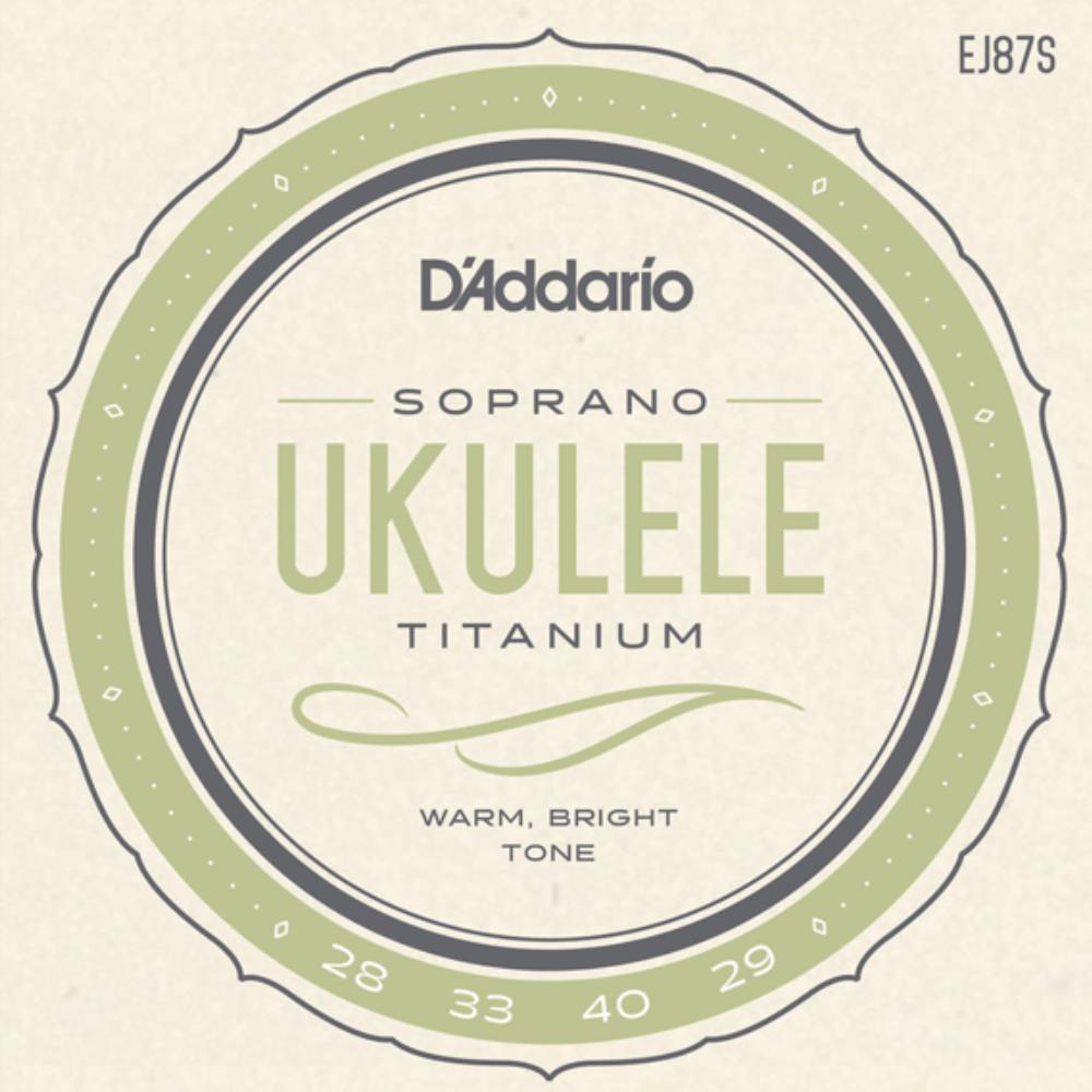 DAddario EJ87S Titanium Soprano Ukulele Strings