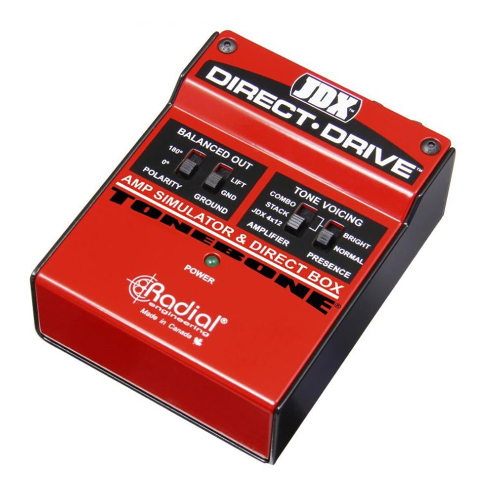 Radial JDX Direct-Drive Amp Simulator And DI Box