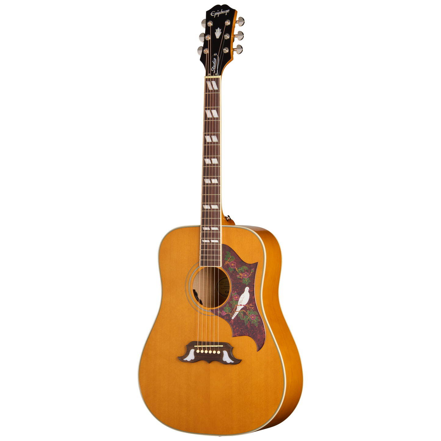 Epiphone Dove Studio Acoustic Electric Guitar in Natural