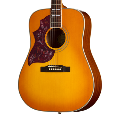 Epiphone Hummingbird Studio Left Handed Acoustic Guitar in Heritage Cherry Sunburst