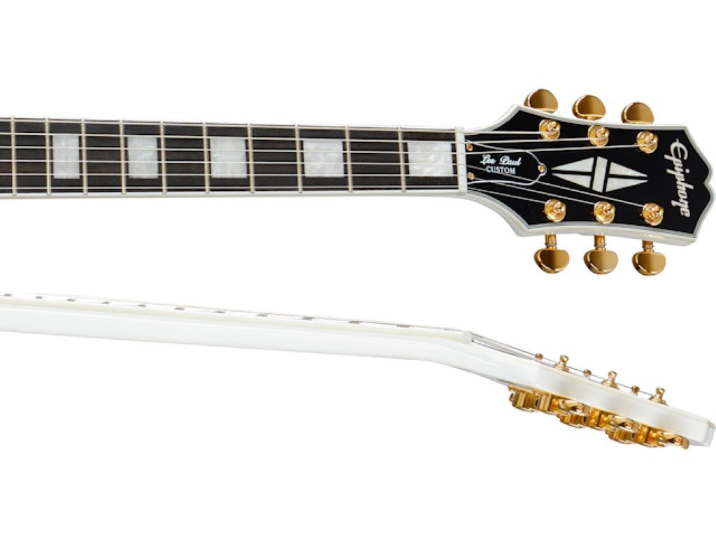Epiphone Les Paul Custom in Alpine White