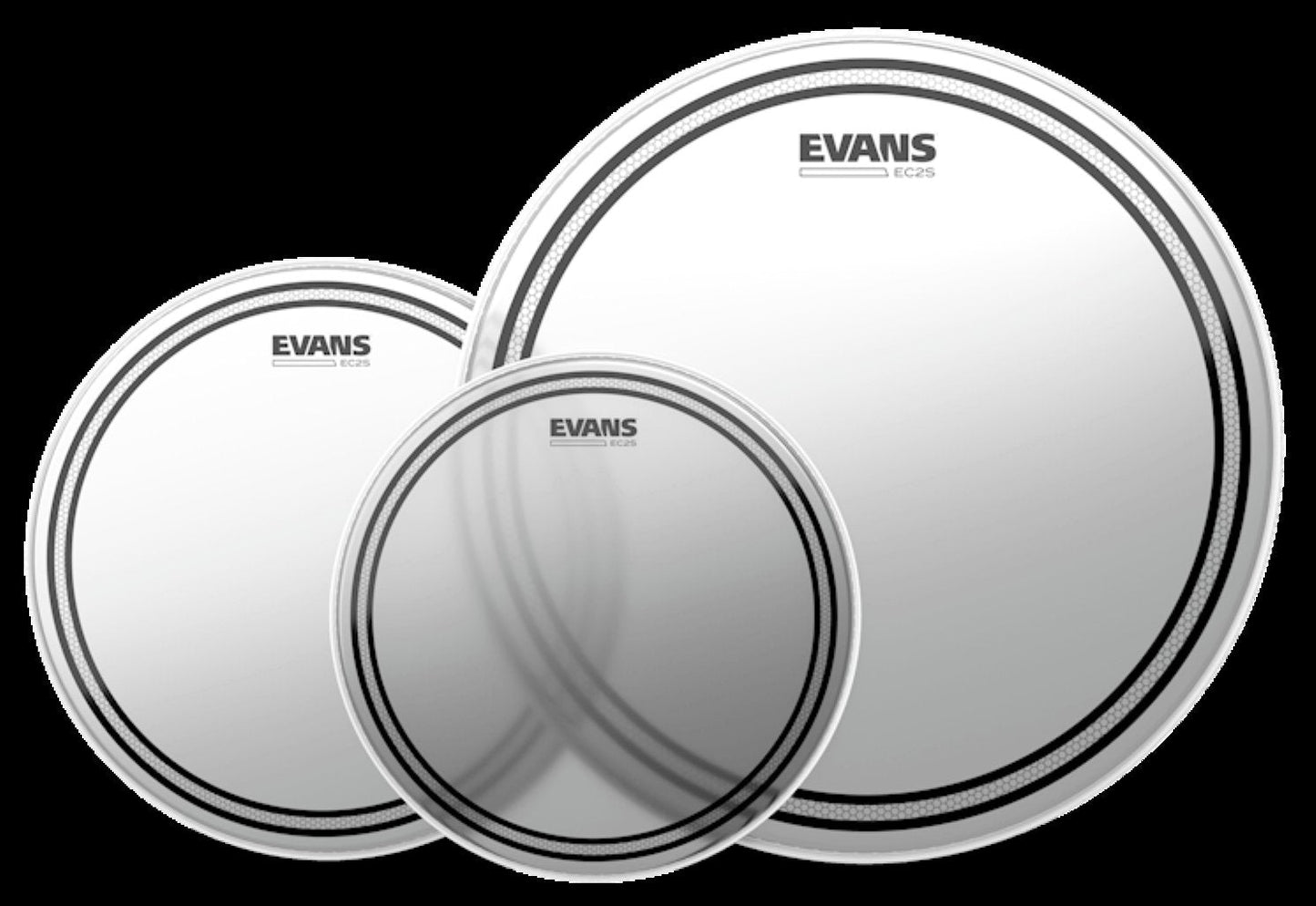 Evans Drumheads EC2S Frosted Pack 12", 13" and 16"