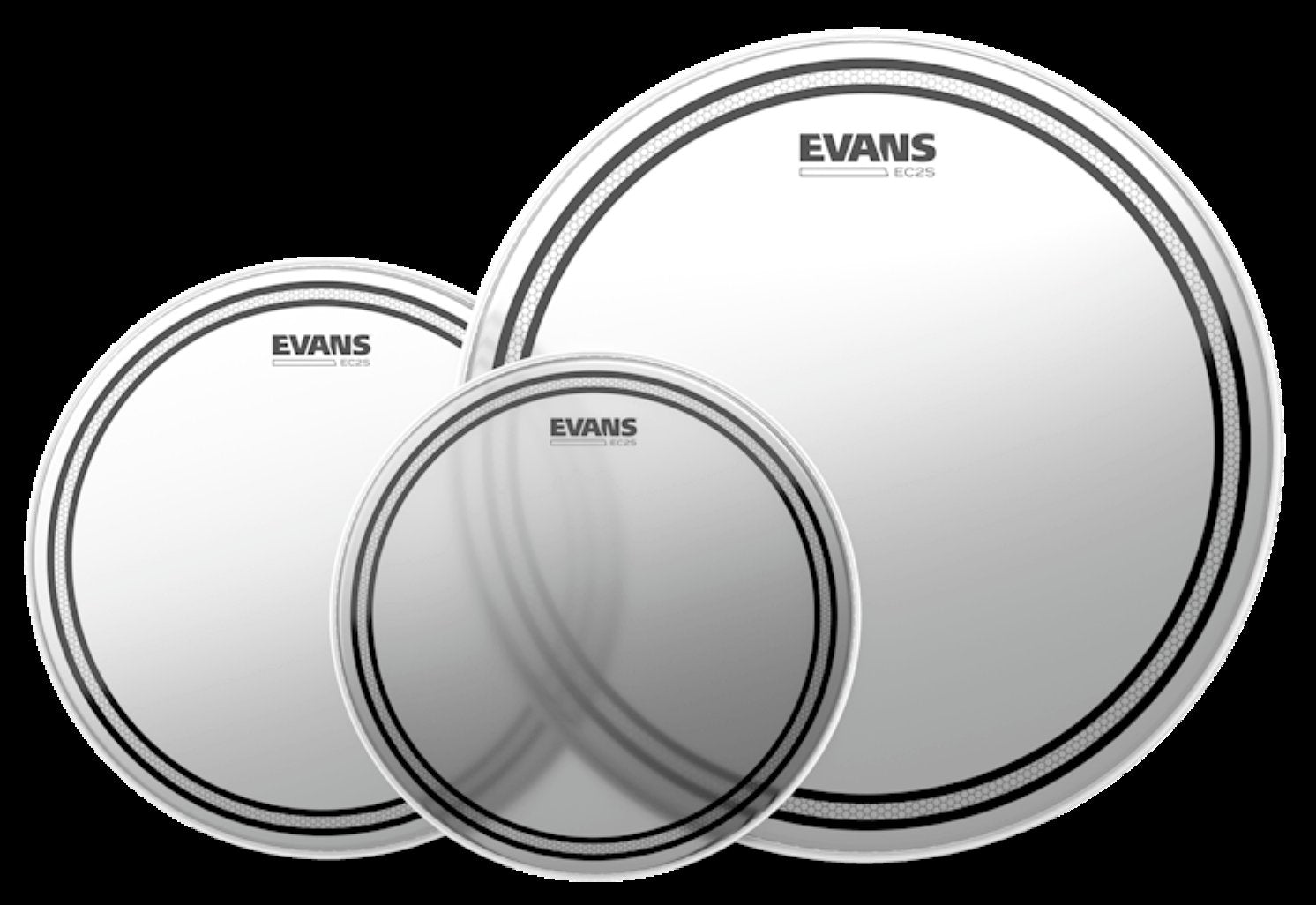 Evans Drumheads EC2S Frosted Pack 12", 13" and 16"