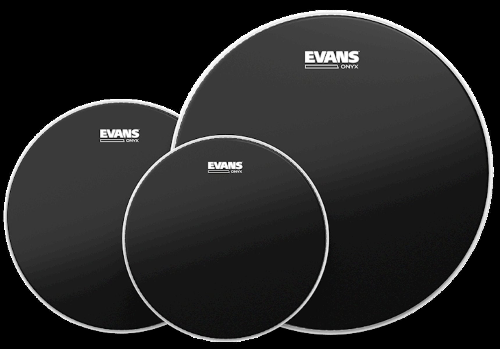 Evans Drumheads Onyx Pack 10", 12" and 16"