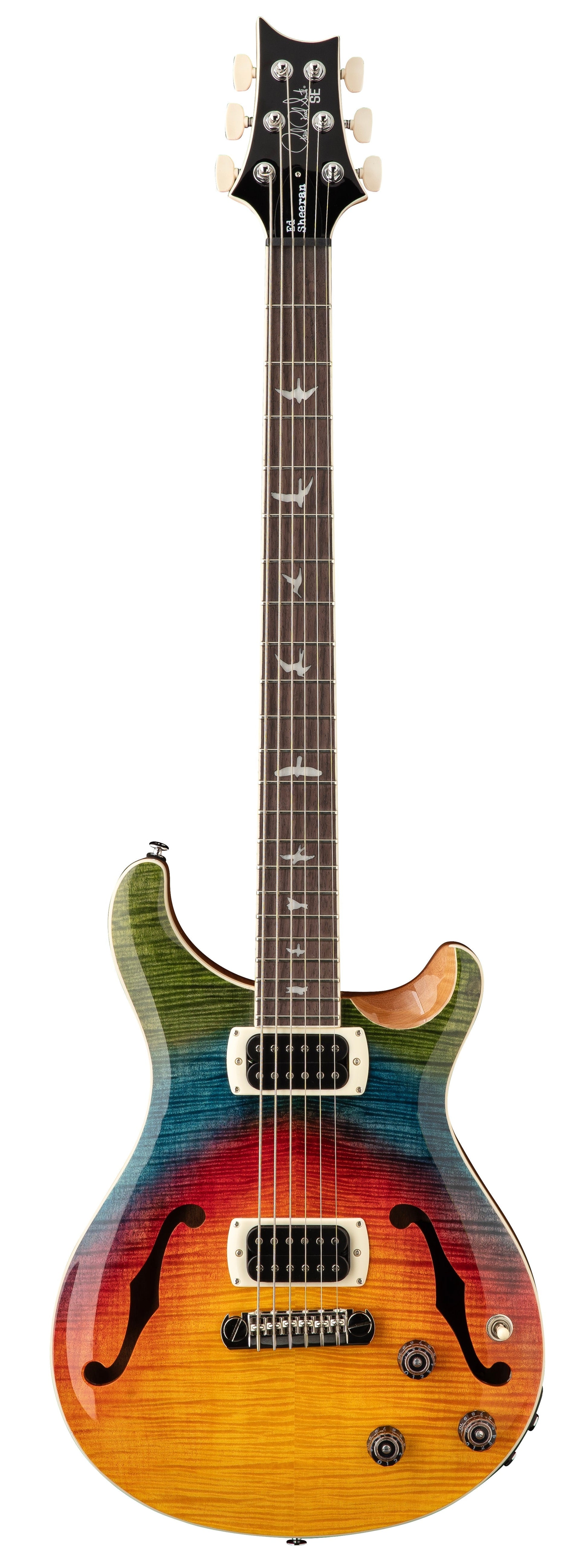 PRS SE Ed Sheeran Hollowbody I Piezo Baritone Electric Guitar in Kaleidoscope