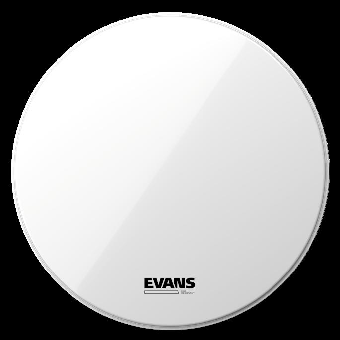 Evans EQ3 Resonant 16"" No Port Smooth White Bass Drum Head