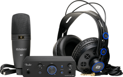 Fender Quantum LT2 Creator Bundle Interface, Heaphones & Microphone