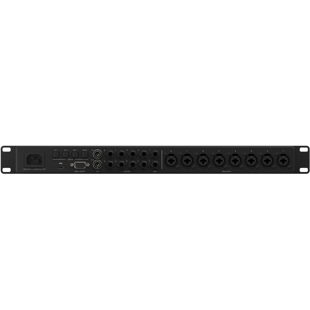 Fender Quantum HD8 26x30  24 bit / 192 kHz USB-C Audio Interface