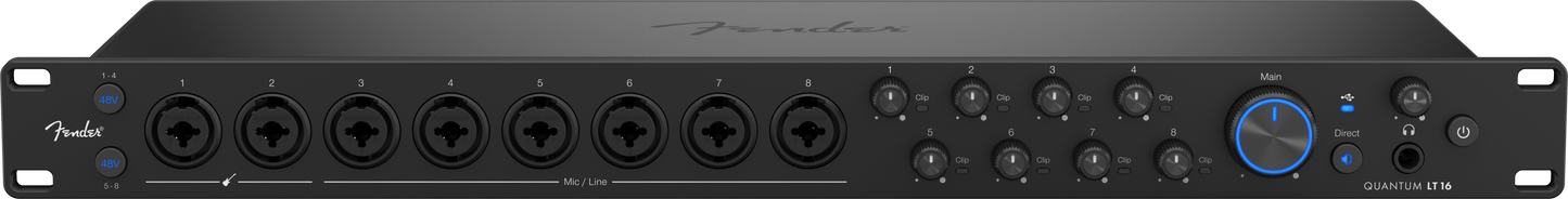 Fender Quantum LT16 16x8 24 bit / 192 kHz USB-C Audio Interface