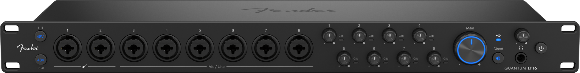 Fender Quantum LT16 16x8 24 bit / 192 kHz USB-C Audio Interface