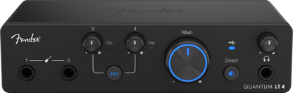Fender Quantum LT4 4x2 24 bit / 192 kHz USB-C Audio Interface