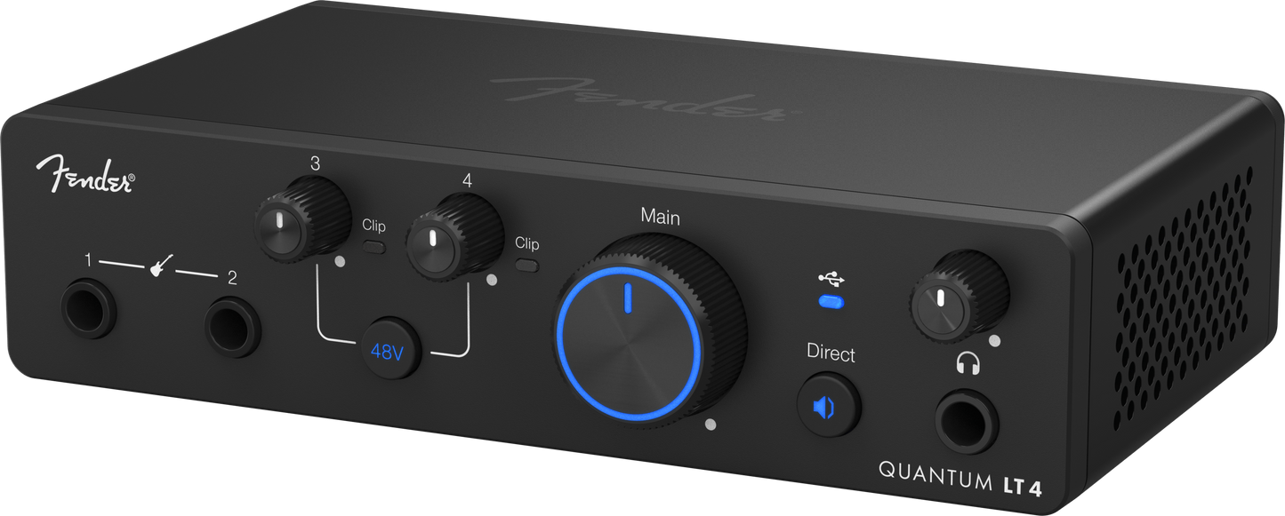 Fender Quantum LT4 4x2 24 bit / 192 kHz USB-C Audio Interface