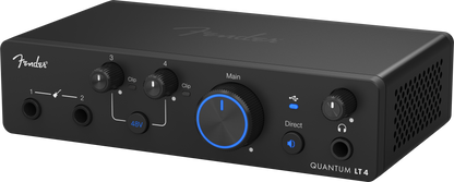 Fender Quantum LT4 4x2 24 bit / 192 kHz USB-C Audio Interface