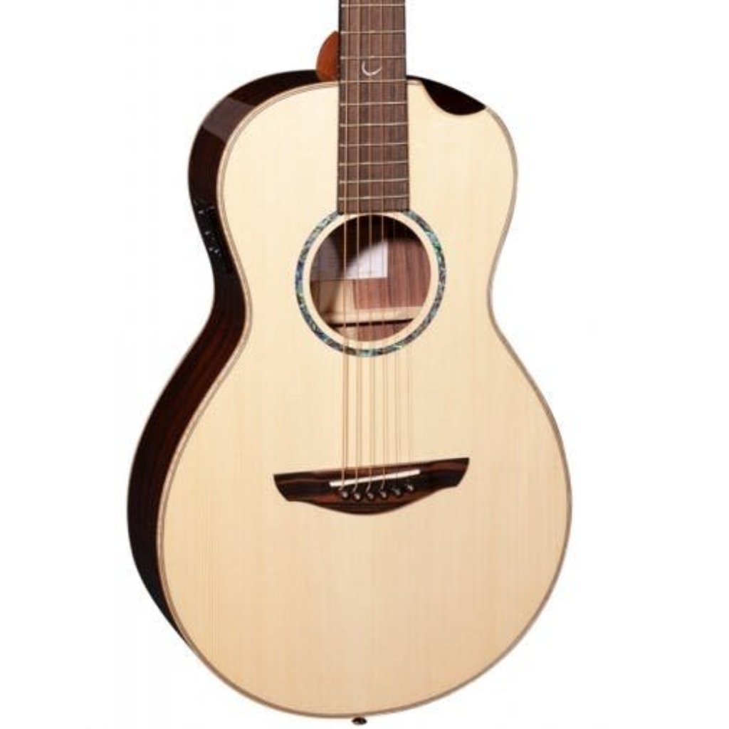 Faith HiGloss Mercury Parlour Electro Acoustic Scoop in Natural