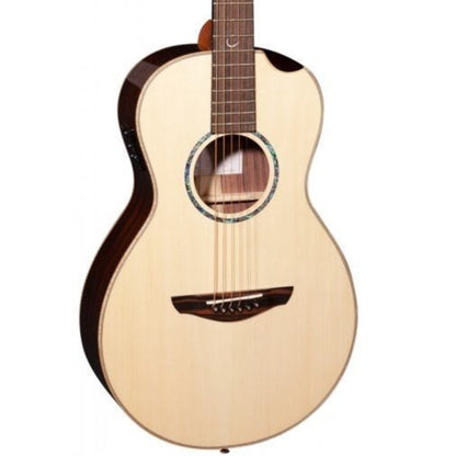 Faith HiGloss Mercury Parlour Electro Acoustic Scoop in Natural