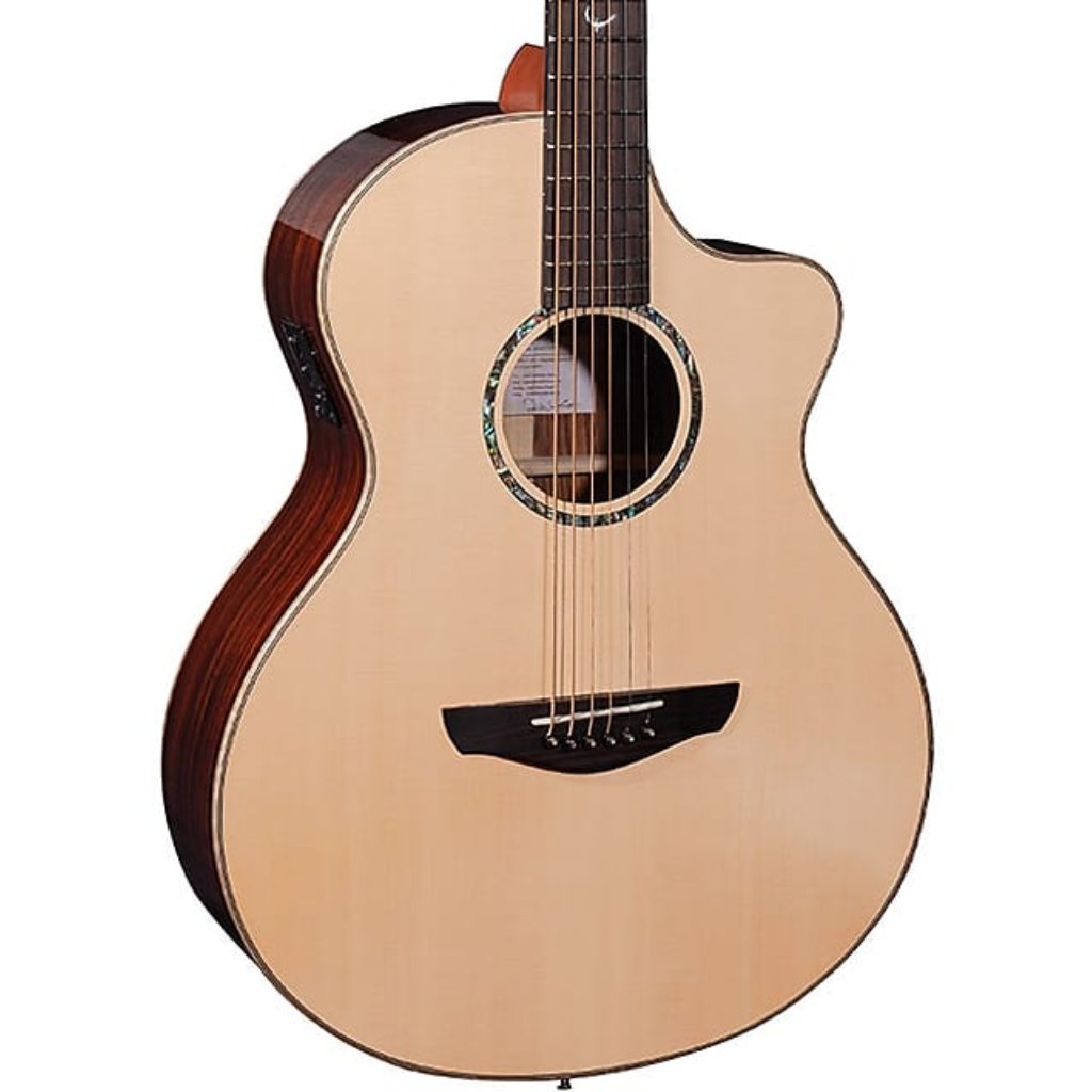 Faith HiGloss Baritone Neptune Electro Acoustic Cutaway in Natural