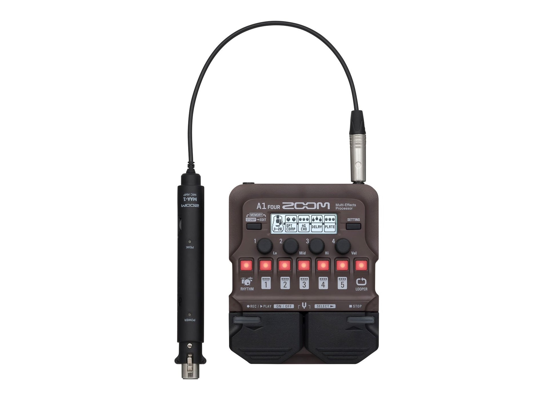Zoom A1 Four Acoustic Instrument Multi-Effect Processor