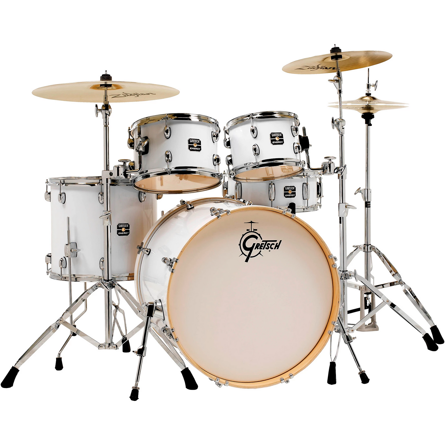 Gretsch Energy 5-Piece Drum Kit in White