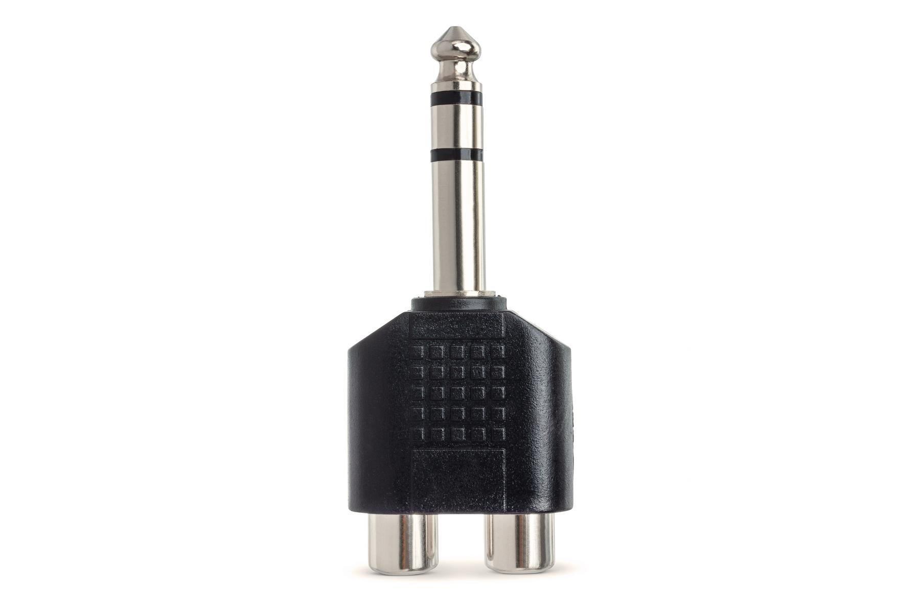 HOSA GPR484 Adapter Dual RCA To 1/4" TRS