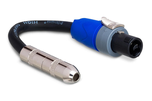 HOSA GSK112 Speaker Adapter 1/4" TS To Neutrik SpeakON