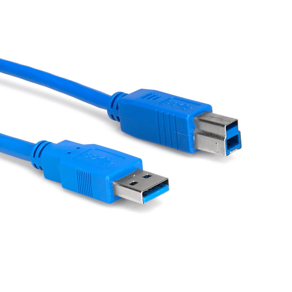 Hosa USB306AB Superspeed USB 3.0 Cable, Type A To Type B, 6 FT / 1.8M