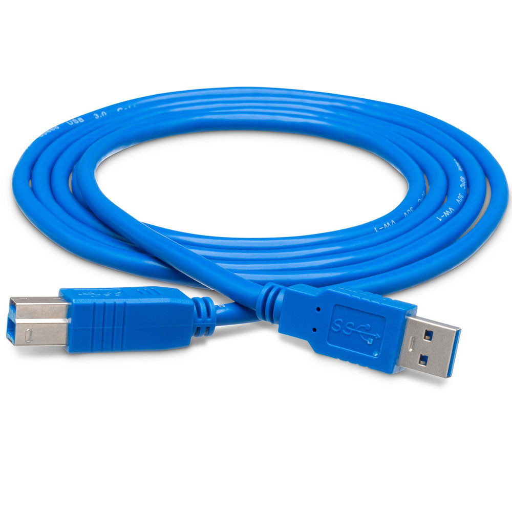 Hosa USB306AB Superspeed USB 3.0 Cable, Type A To Type B, 6 FT / 1.8M