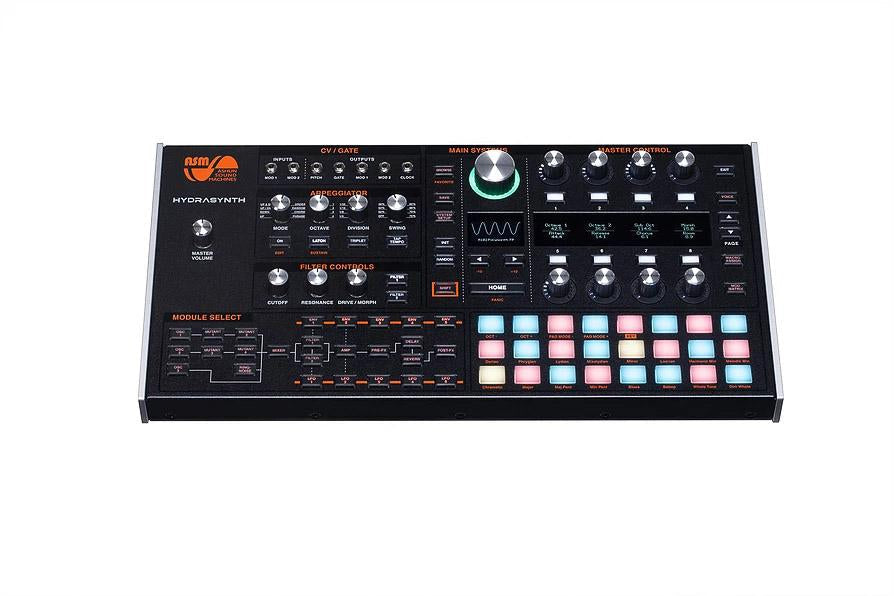 Ashun Sound Machines Hydrasynth Desktop and Rack Synthesizer