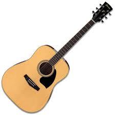 Ibanez PF15 Acoustic Guitar in Natural High Gloss